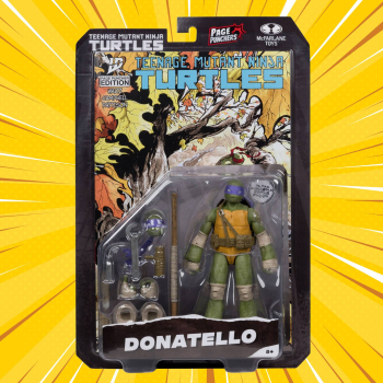 McFarlane TMNT Page Punchers Donatello Actionfigur mit Comic 13cm 2025